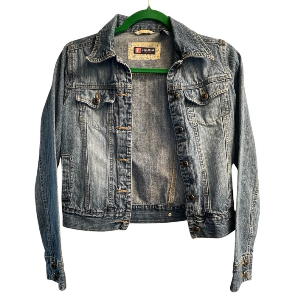 Small denim jacket. Duck Head women’s. EUC